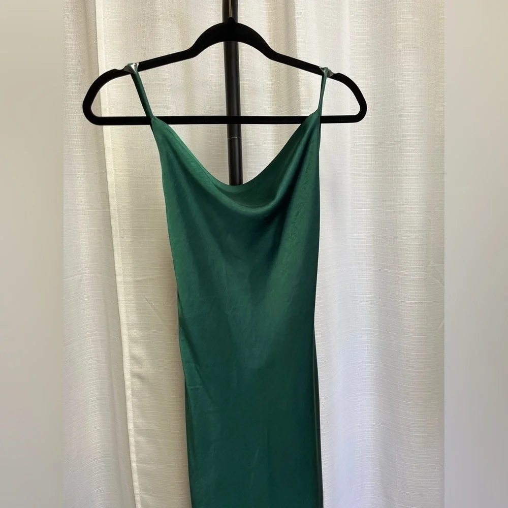 Hello Molly WHO LOVES YOU MIDI DRESS TEAL NWT | size XS (2)